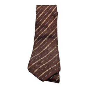 Gran Marco di Signa Vintage Brown Silk Tie